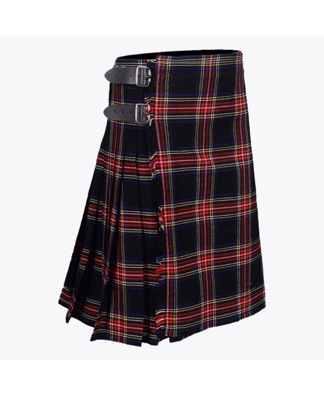 Black Stewart Tartan Kilt