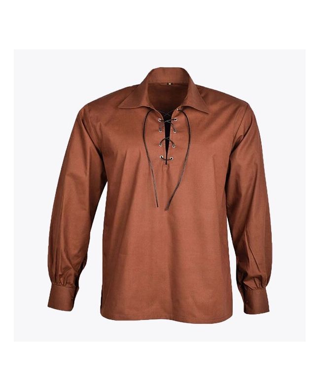 Brown Ghillie Kilt Shirt