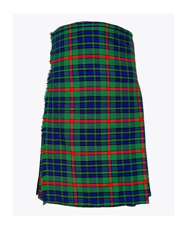 Casual Green Tartan Kilt