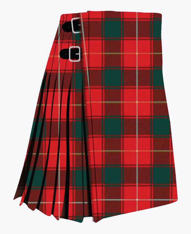 MacPhee Red Modern Tartan Kilt