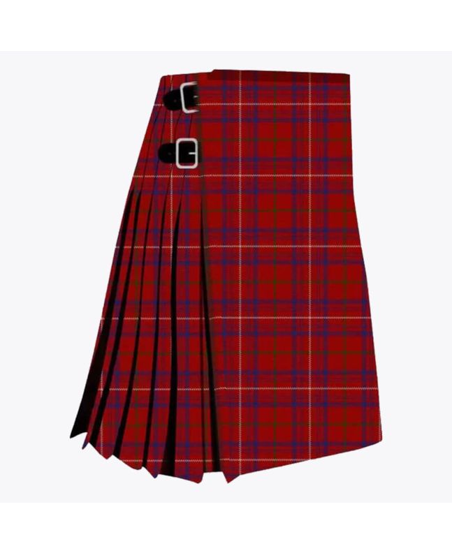 Rose Red Modern Tartan Kilt