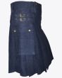 Dark Blue Denim kilt