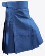 Indigo Denim Kilt with Belt