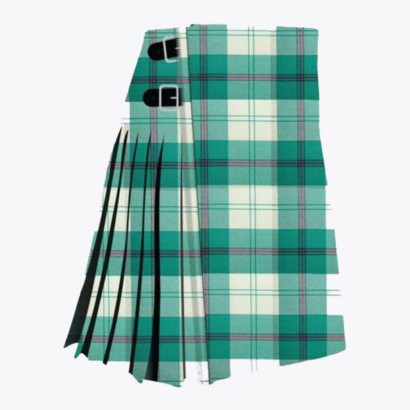Cunningham Mint Tartan Kilt
