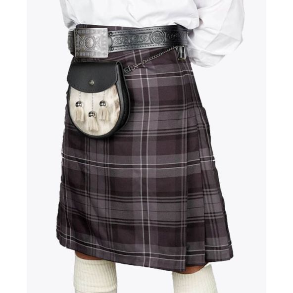 Hamilton Grey Tartan kilt