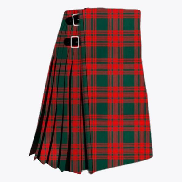 Menzies Green Modern Tartan Kilt