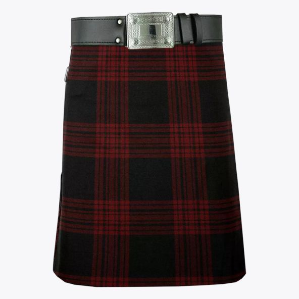 Menzies Red and Black Tartan Kilt