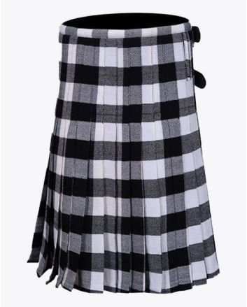 Black And White Tartan Kilt