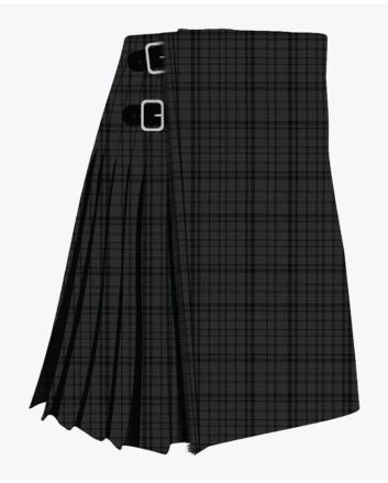 Black Shadow Tartan Kilt