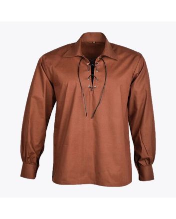 Brown Ghillie Kilt Shirt