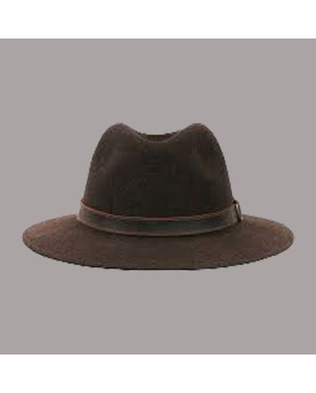 brown hat