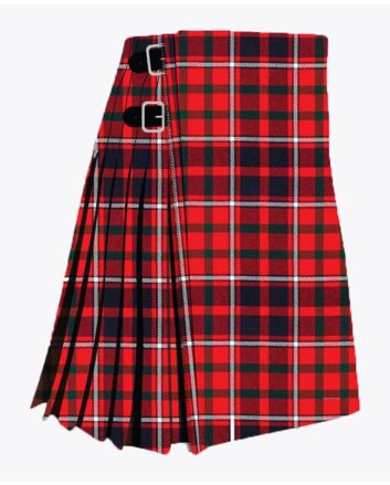 Cameron Lochiel Red Modern Tartan Kilt