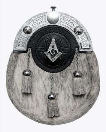 Dress Sporran Masonic Chrome