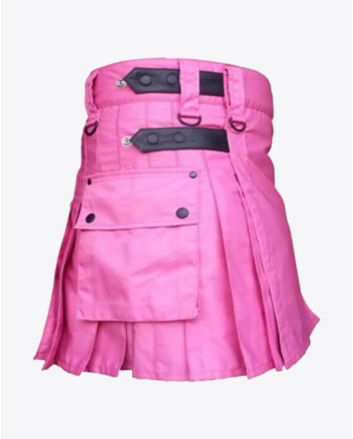 Pink Utility Kilt for Women