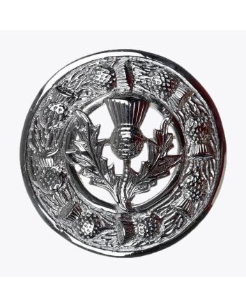 Scottish Thistle Kilt Brooch