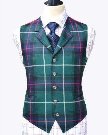 Tartan Waistcoat with Lapel