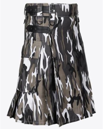 Urban Camo Utility Kilt for men